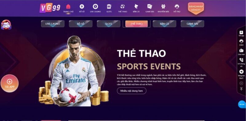 Cá độ thể thao VG99