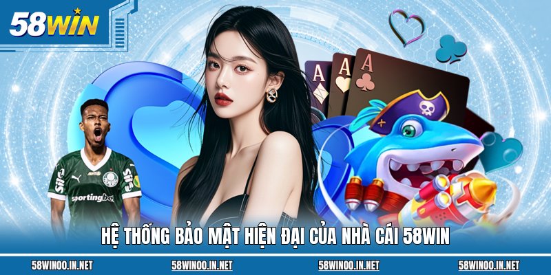 Hệ thống bảo mật hiện đại của nhà cái 58Win